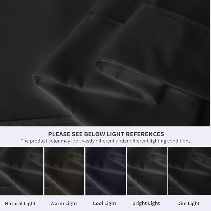 Maple&Stone Twin Flat Sheet 6 Pack,Premium Soft & Breathable,Brushed Microfiber Fabric,Anti-Shrinkage & Non-Fading,Bulk Flat Sheets Only Twin Size(Black)