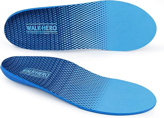 Plantar Fasciitis Feet Insoles Arch Supports Orthotics Inserts Relieve Flat Feet, High Arch (Mens 13-13 1/2)