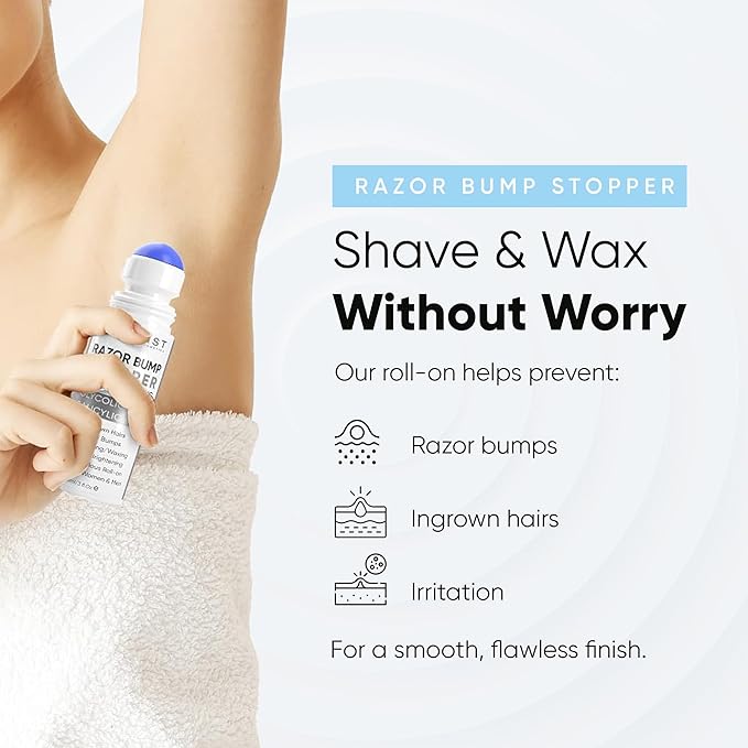 ESTETIST Razor Bump Solution Roll-On, Ingrown Hair & Razor Burn Care Serum, After Shave Roller for Bikini Area, Face, Neck, Underarm & Legs, Skin-Soothing Post Shave Care