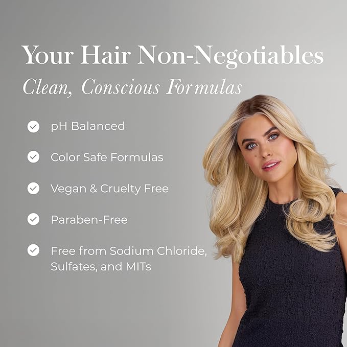 Jon Renau Synthetic Fiber Care Kit, Shampoo and Leave In Conditioner for Synthetic Wigs and Hair Extensions, Detangler Spray with Wide Tooth Comb, 4 Piece Set