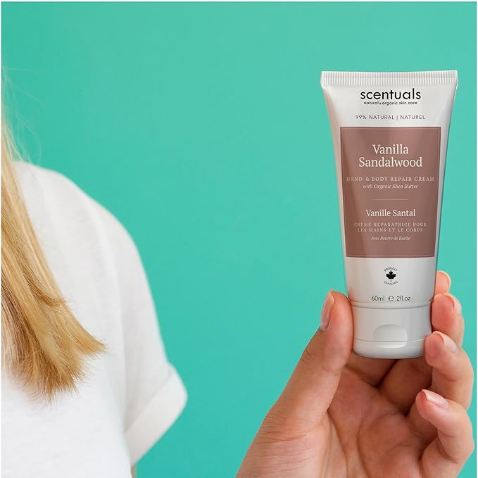 Hand Cream Set of 3, with Shea Butter, Cocoa Butter, Argan & Almond oil, Moisturizing Dry Hands, (Lemon Verbena, Honey Lavender, Vanilla Sandalwood) 60 ml (2 fl.oz. x 3)