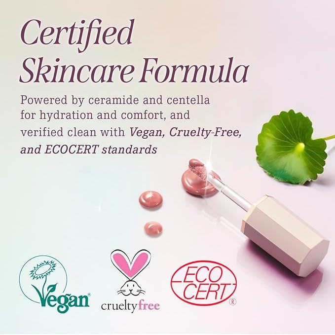 DEAR DAHLIA Petal Drop Blush (Moody) - Vegan Liquid Blush with Soft, Watercolor-like Finish. Sheer to Buildable Color for a Dewy, Natural Flush. Weightless Korean Makeup for Cheeks. 0.14 oz