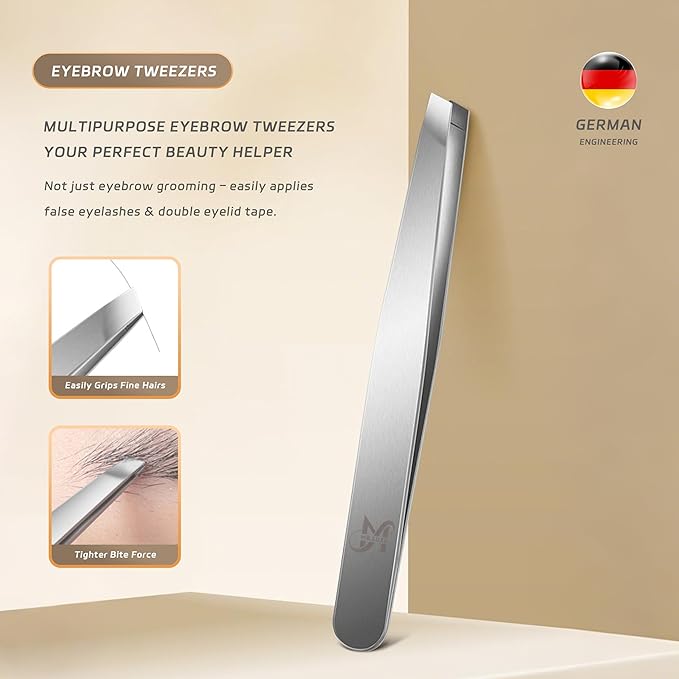 Manicure Set – Professional 9-in-1 Manicure Pedicure Kit, Premium Stainless Steel Nail Clippers and Grooming Tools with Portable Textured Travel Case, Luxury Gift Set for Woman& Man... (9PCS)