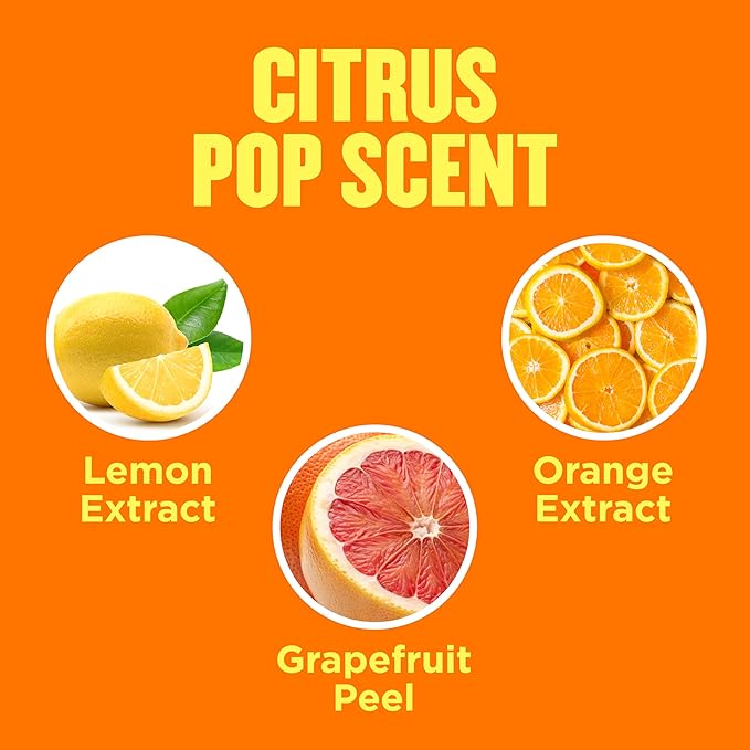 Gold Bond Citrus Pop Glowing Hand Cream, Everyday Hand Cream with Vitamin C to Help Visibly Brighten & Green Tea to Help Protect Skin from Environmental Stressors, Vibrant Citrus Pop Scent, 3 oz, 4 pk