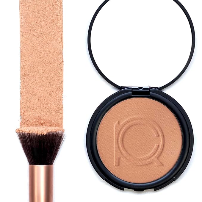 Makeup Beauty Pressed Powder foundation Compact Full Coverage Foundation Skin Care Face Makeup Essentials Contour Palette Setting Powder fit me powder foundation makup 0.49 OZ (Caribe, 0.49 OZ)