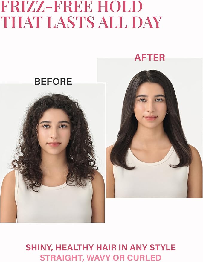 GLAMPALM Hair Straightener 1" Ceramic flat iron Infused with Vita C, Korea's No.1 Professional Salon Tool, 3D Swivel Cord&Dual Voltage, Digital LED(210°–450°), Gifts for valentine's day, Pink (GP201T)