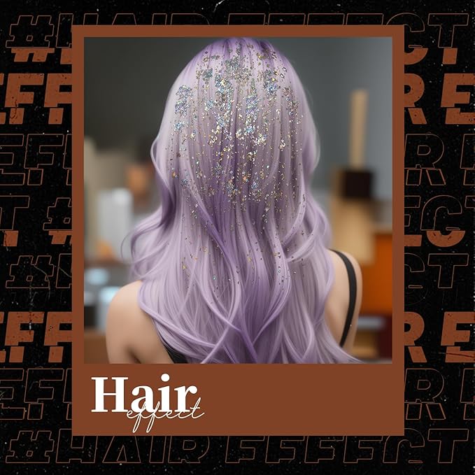 Teenitor Face Glitter, Sliver Body Glitter, Holographic Face and Body Glitter Gel for Women, Rave Glitter for Face, Hair, Eye and Body