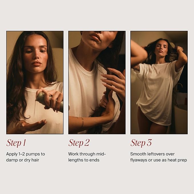 Hair Elixir Serum - Smooth Frizz-Free Hair Instantly - 80ml 2.7 Fl Oz I Heat Protectant - Daily Styling & Overnight Treatment - Lightweight Formula with Hibiscus & Meadowfoam Extracts