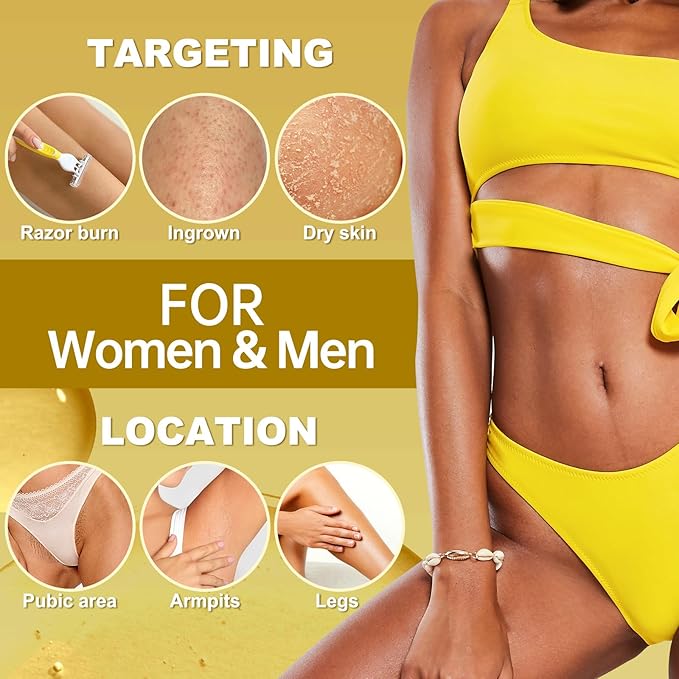 LA.PERSONAL Ingrown Hair Treatment, Razor Bump Treatment for Men and Women, Razor Bump and Burn Remover Ingrown Hair Oil for Bikini Area, Legs and Underarm Area After Shave 40 ML/1.4 FL OZ