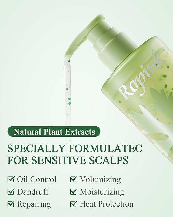 Mugwort Anti-Dandruff Shampoo – Oil-Control Refreshing formula, Soothes Itchy Scalp, Balance Scalp Barrier, Lightweight & Volumizing Hair, Silicone-Free, 10.1 fl oz