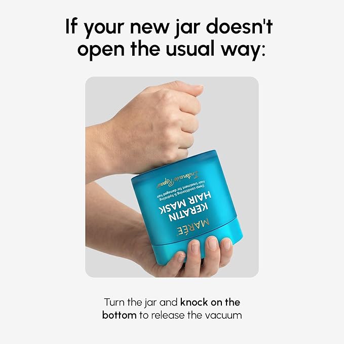 MAREE Deep Conditioning Hair Mask – Keratin Hair Treatment Care for Damaged & Dry Hair – Moisturizer Mask for Frizzy Curly Fine Color Refreshing – Mascarilla Para el Cabello Seco