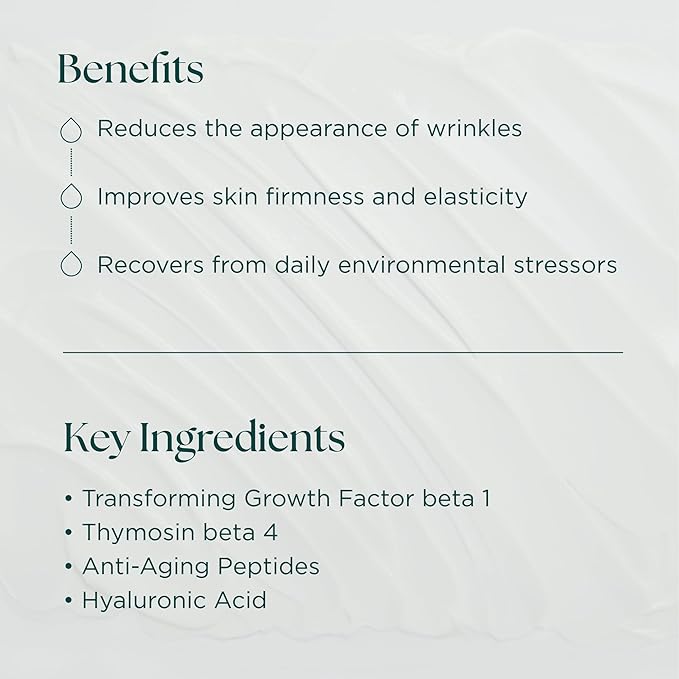 Marini SkinSolutions Transformation Face Cream - Advanced Moisturizer with Anti-Aging Peptides, Growth Factors & Hyaluronic Acid - Cruelty Free - Made in the USA - 1 oz