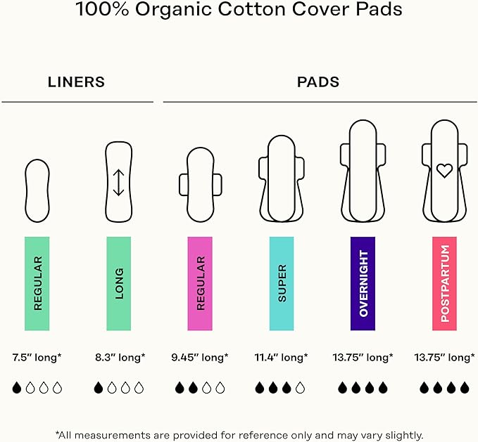 The Honey Pot Company - 48 ct - Herbal Pads for Women - Overnight w/Wings - Infused w/Essential Oils for Cooling Effect & Organic Cotton Cover - Feminine Care