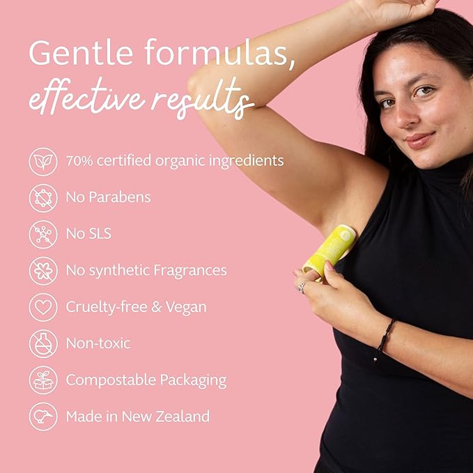 Slo | Sensitive Skin Natural Deodorant - All Natural Ingredients, Vegan & Cruelty Free, Paper Packaging | Cedar + Sage & Neroli + Vanilla & Pineapple + Coconut - 3 Pack (3 x 1.94 Oz)