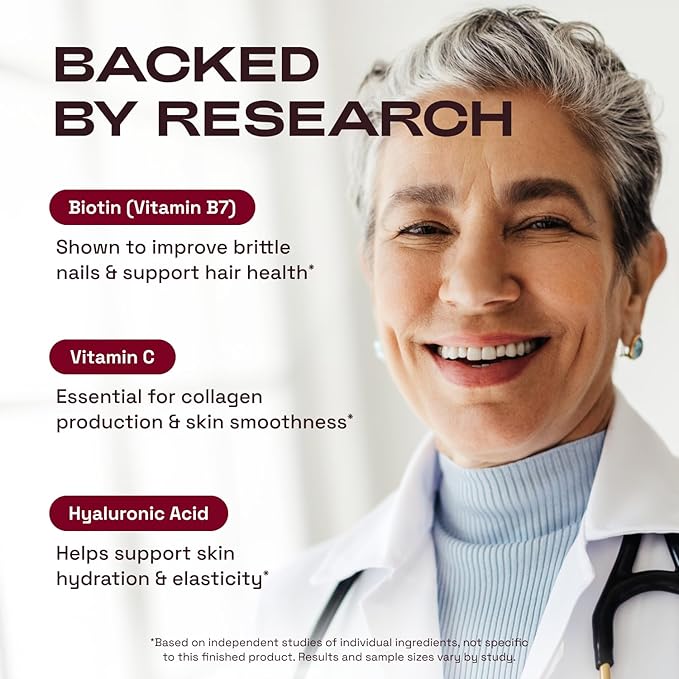 Cata-Kor Hair Skin and Nails Supplement with Biotin | Ca AKG | MSM | Hyaluronic Acid | Vitamin C & Vitamin D3 K2 – Hair Growth Supplements - Promotes Shiny Hair & Radiant Skin – 180 Capsules (2 Pack)