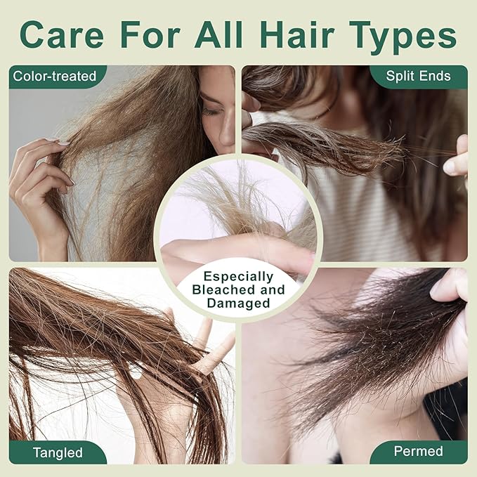 Keratin Hair Mask, Multi-care Deep Conditioning Hair Mask for Dry Damaged Hair, Anti-Frizz, Intensive Hydrating & Repairing Deep Conditioner for Strong, Smooth and Silky Hair, 8 Fl Oz