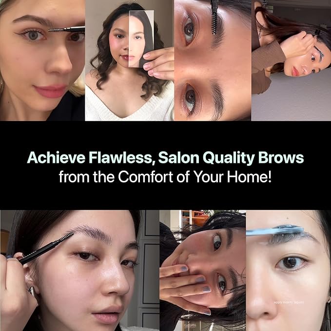 ENTROPY MAKEUP Tough Brow Lift Perm Kit, At-Home DIY Brow Lamination Kit for Fuller, Defined Eyebrows, Long-Lasting, Up to 6 Weeks, Hypoallergenic, Beginner-Friendly, Professional Results, 0.88 Oz