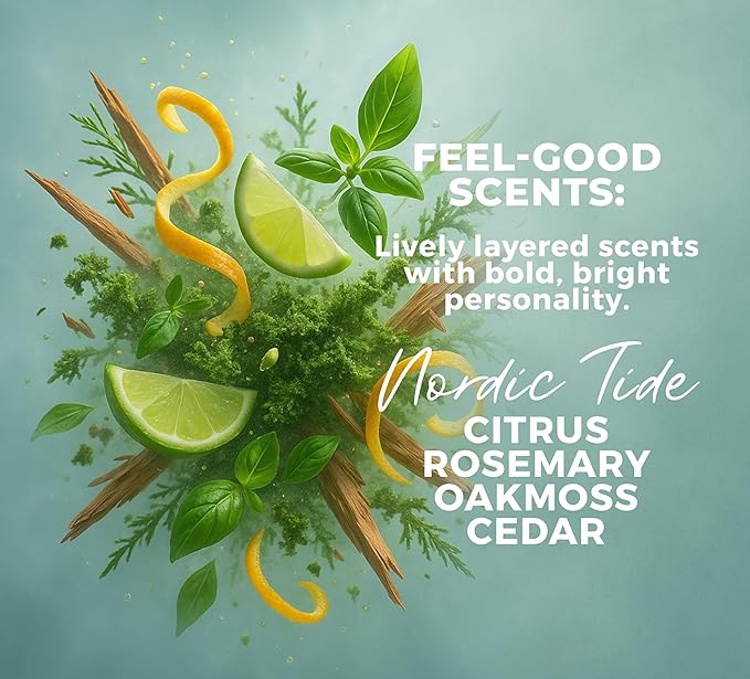 Rustic MAKA Plant + Mineral Deodorant Stick for Women - Nordic Tide | Strong Odor Control | No Added Aluminum, No Added Parabens, No Added Baking Soda | Long-Lasting Protection