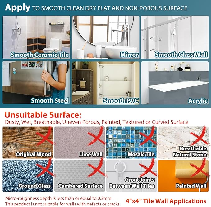 TAILI Shower Grab Bar 2 Pack Suction Grab Bars for Bathtubs and Showers, Heavy Duty Shower Handle Removable Bathroom Safety Grip for Seniors and Elderly, Shower Handrails No Drilling Waterproof, Blue