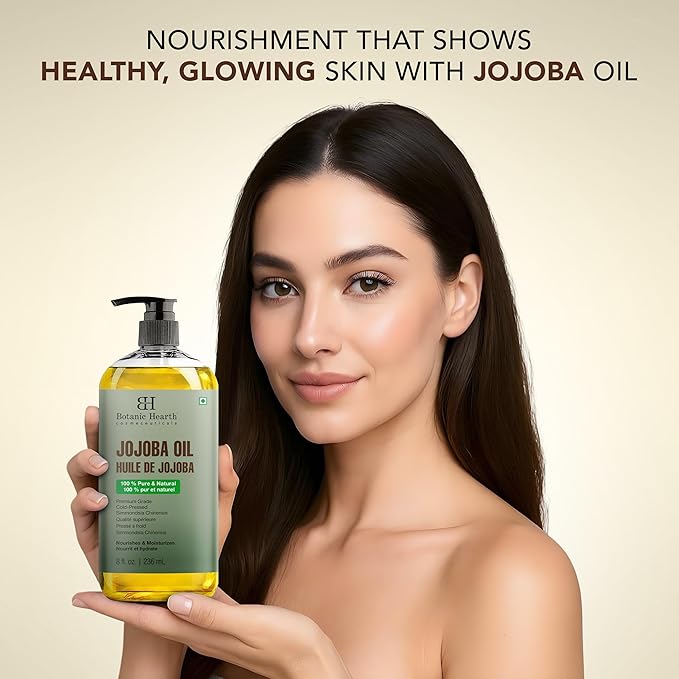 Botanic Hearth Massage Oil |Refreshing, Relaxing Massage Oils for Muscle Relaxing & Joint Comfort | Made with Natural Oils | for All Skin Types, for Men & Women | Jojoba Oil 8 Fl Oz