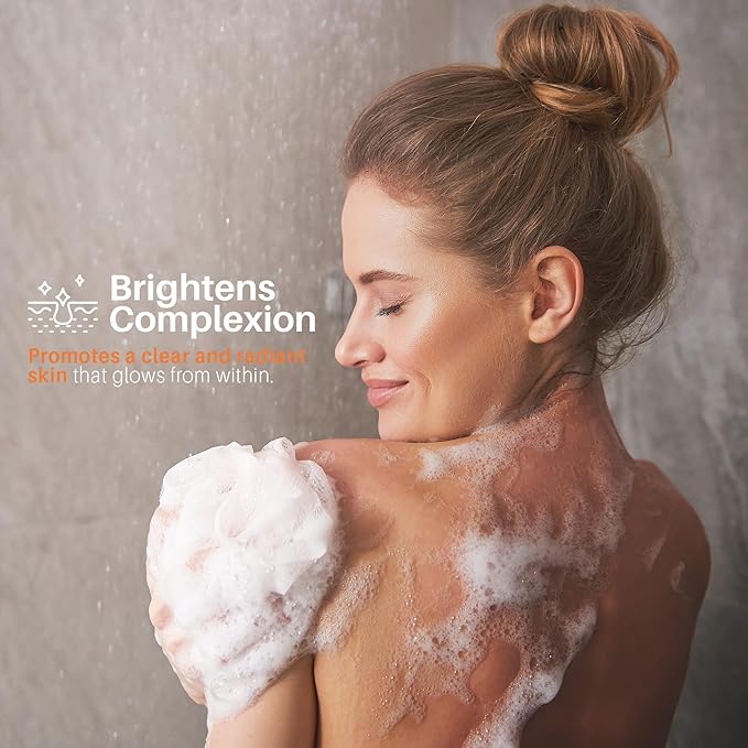 KERAPIL Salicylic Acid Body Wash - Skin Non-drying, Gentle Exfoliates Rough and Bumpy Skin, Body Acne Wash, BHA & AHA - Unscented Exfoliating Body Wash, Made in USA - (16 fl oz x 2)