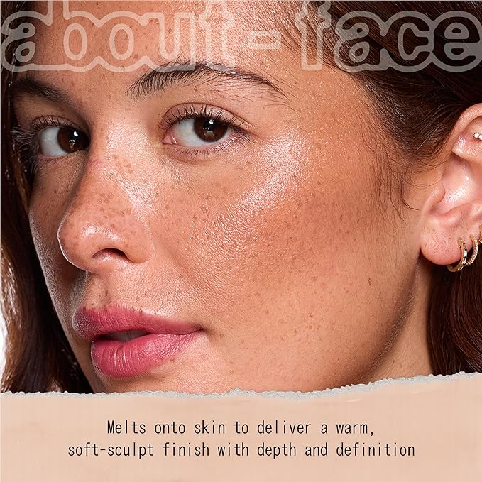 about-face Beach Freak Bronzer Stick Coney Island– Ultra-Creamy, Vegan Bronzer & Contour Stick with Skincare Benefits – Dewy Finish – Hydrating Formula with Daikon Seed Extract – Light/Medium