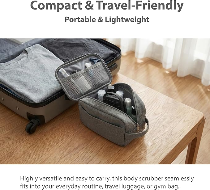 2 PC Silicone Body Scrubber, 2 in 1 Exfoliating Shower Bath Scrubber, Soft Silicone Loofah for Sensitive Skin, Shower Hair Scalp Massager, Easy to Clean, Lather Well (Black&Green)