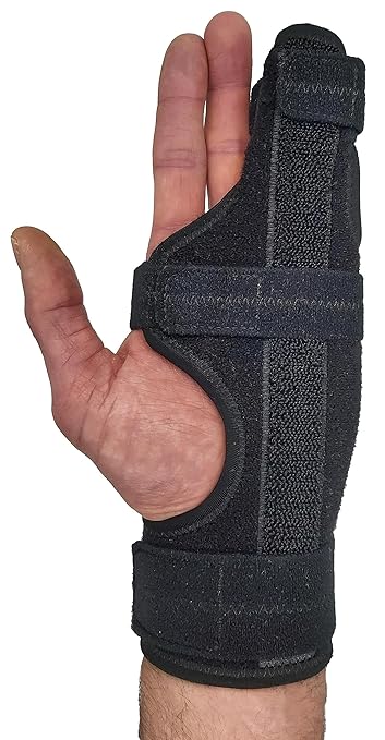 Metacarpal Finger Splint Hand Brace | Little Pinky Finger Splint For Boxer Fractures l Broken Ring or Hands Cast |Trigger Immobilizer Straightener l Ulnar Gutter Support | Boxer Brace LEFT HAND L/XL