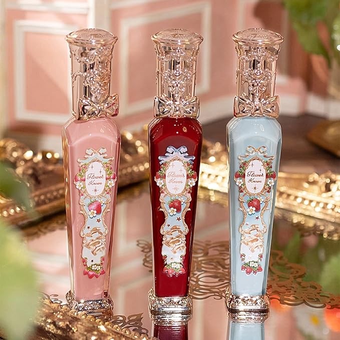 Flower Knows Strawberry Rococo Cloud Lip Cream,Long Lasting Mauve Pink Matte Lipstick,Hydrating Lip Stain,Transfer & Smudge Proof Velvet Liquid Lipstick for Girls&Women,0.12 Fl Oz(S06 Tea Break)