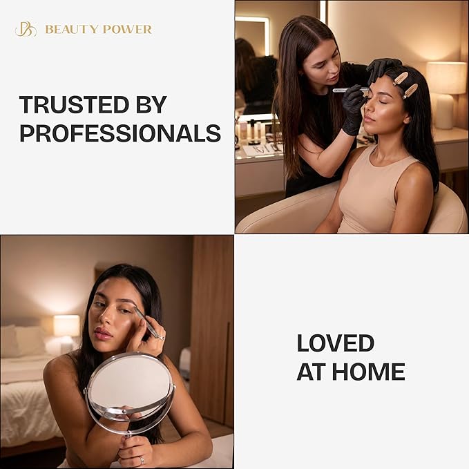 Professional Tweezers in Case - Slant, Durable Lightweight German Stainless Steel, Ultra Precision Tweezers for Eyebrows, Facial Hair, Chin, and Ingrown Hair Removal - Valentine's Gift