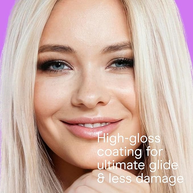 Infiniti PRO CONAIR Tourmaline Ceramic 1-Inch XL Flat Iron Digital Hair Straightener, 1-Inch XL Flat Iron to Straighten or Curl, 5 Heat Settings, for All Hair Types and Textures, Dark Gray