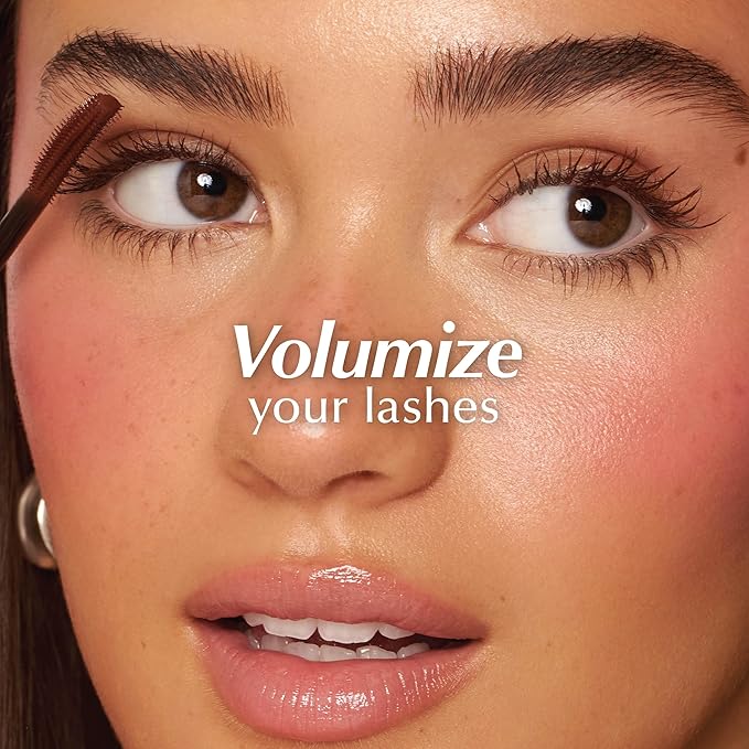 PERSONA Volumizing Tubing Mascara | Lift, Lengthen & Define | Buildable Volume Without Clumps | Long-Wear, Water-Removable | Vegan, Cruelty-Free & Gluten-Free (0.33 fl oz) | Made in Italy, Chocolate