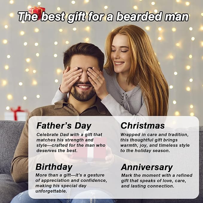 Biotin Beard Growth Balm for Men – Conditioning & Thickening Balm with Castor, Shea & Jojoba Oils – Non-Greasy, Softens & Nourishes for Fuller, Thicker Facial Hair – Unscented – 2 oz