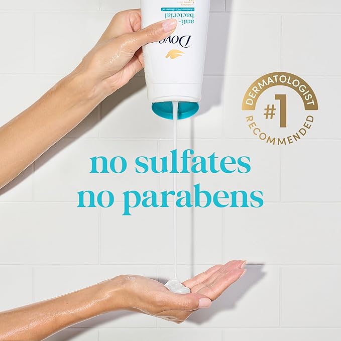 Dove Body Wash with Pump Antibacterial For All Skin Types Protects from Dryness 30.6 oz