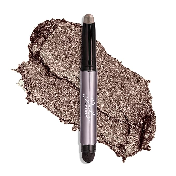 Julep Eyeshadow 101 Cream-to-Powder Waterproof Shadow Stick – Taupe Shimmer – Long-Lasting, Crease-Proof, Soft Grey Shimmer Eyeshadow with Built-in Smudger