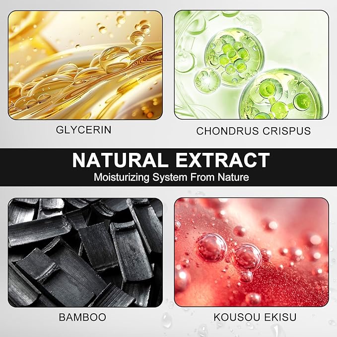 LAVONE Eye Mask - 30 Pairs Bamboo Charcoal Under Eye Patches Skin Care Products - Eye Masks Skincare for Dark Circles and Puffiness, Reduce Wrinkles, Eye Bags and Fine Lines, for Women and Man