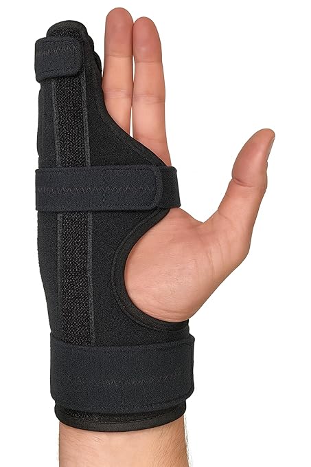 Metacarpal Finger Splint Hand Brace | Little Pinky Finger Splint For Boxer Fractures l Broken Ring or Hands Cast |Trigger Immobilizer Straightener l Ulnar Gutter Support | Boxer Brace | RIGHT EXTRA SMALL