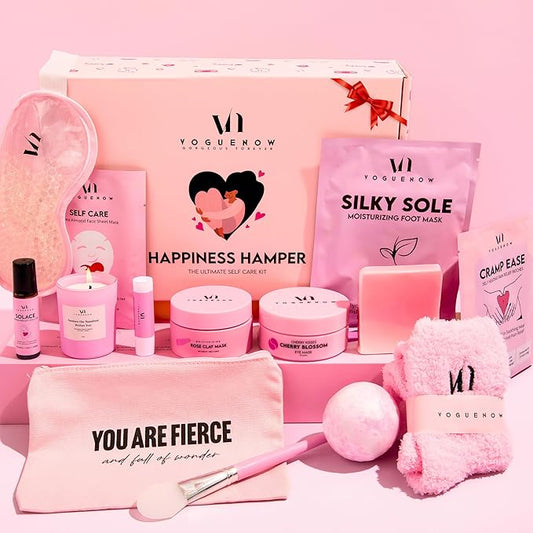 Spa Gifts for Women - Valentines Gift (Set of 20) - Premium Self Care Spa Kit- Bath, Skin Care Sets & Self Care Items - Pampering Valentine Gifts for Women, Spa Gift Basket, Galentines Day Gifts