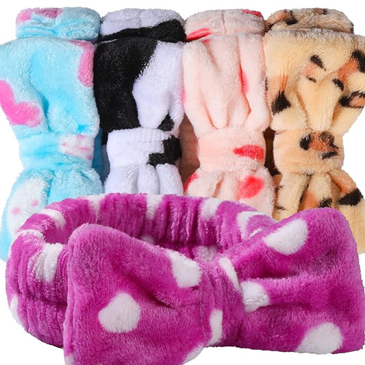 Teenitor Makeup and Spa Headbands, Bow Headbands for Women's Skincare and Face Washing