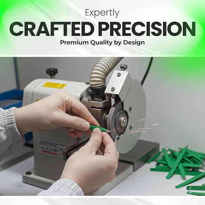 Stainless Steel Mini Slant Tweezer - Professional Precision Eyebrow Tweezers for Women & Men, Rust-Proof Travel Grooming Tool for Facial Hair Removal, Chin Hair & Ingrowns (Matte Forest Green)