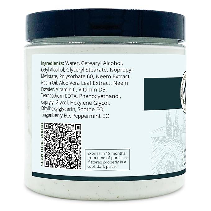 Zatural Neem Hand & Body Lotion | Daily Skin Moisturizer with Botanical Extracts | Conditioning Formula for Softness and Smoothness (8 Fl Oz)