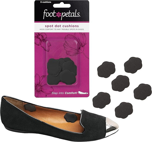 Foot Petals Spot Dot Cushion, Pressure Point Solution for Blister Relief, Rub Protection, Women's Heels, Pumps, Flats