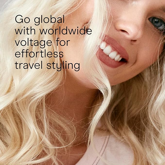 Conair Double Ceramic 1 ½-Inch Curling Iron, 1 ½-Inch Barrel Creates Soft Waves & Curls, Hair Curler for Use on Medium & Long Hair, White/Rose Gold