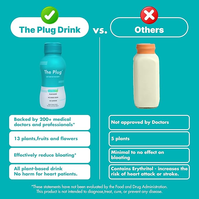 The Plug Liver Cleanse Detox & Repair Drink Electrolytes Organic Herbal Liquid Detoxify Body Plants Supplement Support Weight Loss Natural Health Hydrate Sports Energy Immunity Shots Minerals Vitamins