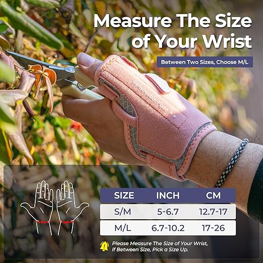 New Upgraded 2 in 1 Thumb Brace, Removable Thumb Spica Splint Left Right Hand with 3 Level Stability, Reversible Thumb Support for CMC, De Quervain’s Tendonitis, Trigger Thumb (M/L, Pink)