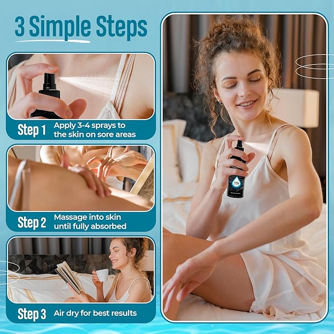 Aromasong Magnesium Oil Spray for Feet & Body – 23mg Magnesium per Spray – Topical Magnesium Spray for Calm Sleep & Leg Discomfort – 2 Pack 8 oz, Made in USA