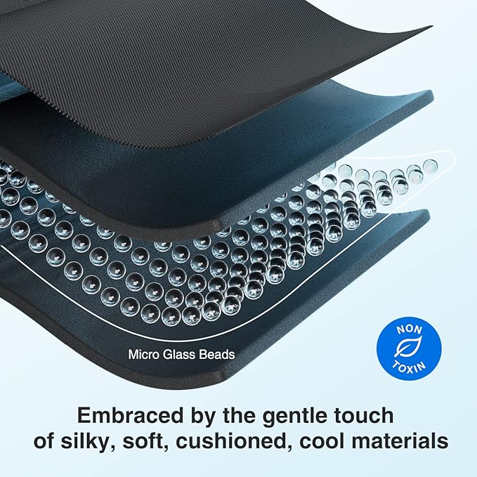 YFONG Weighted Sleep Mask, Women Men 3D Eye Mask Blocking Lights Sleeping Mask (4.2oz/120g), Pressure Relief Night Sleep Eye Mask with Adjustable Strap, Eye Cover Blindfold for Travel Nap Yoga, Purple