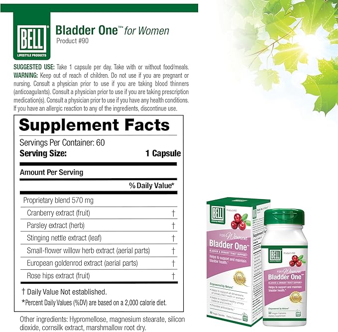 Bell Bladder One for Women Lifestyle Products | Helps Support Healthy Bladder Balance