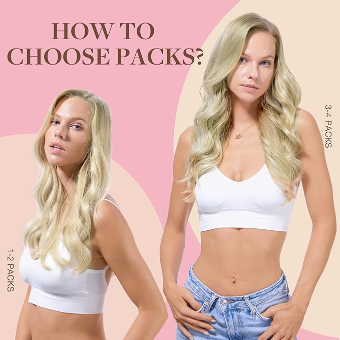 GOO GOO Tape in Hair Extensions Human Hair, 17/22/60 Ash Blonde to Golden Blonde and Platinum Blonde, 16inch 50g 20pcs, Skin Weft Seamless Invisible, Silky Straight with Thick Ends, Remy Human Hair