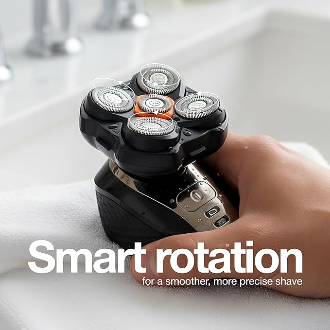 OTY Kit Get It All Head Shaver and Body Trimmer for Men, Bald Groomer and Intimate Trimmer, Waterproof Cordless 8-in-1 Complete Grooming Kit